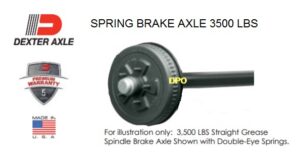 89X74  D35 3.5K 545 ELEC EZ-LUBE 10X2.25 BRK, STD SPDL, 2.38 TUBE